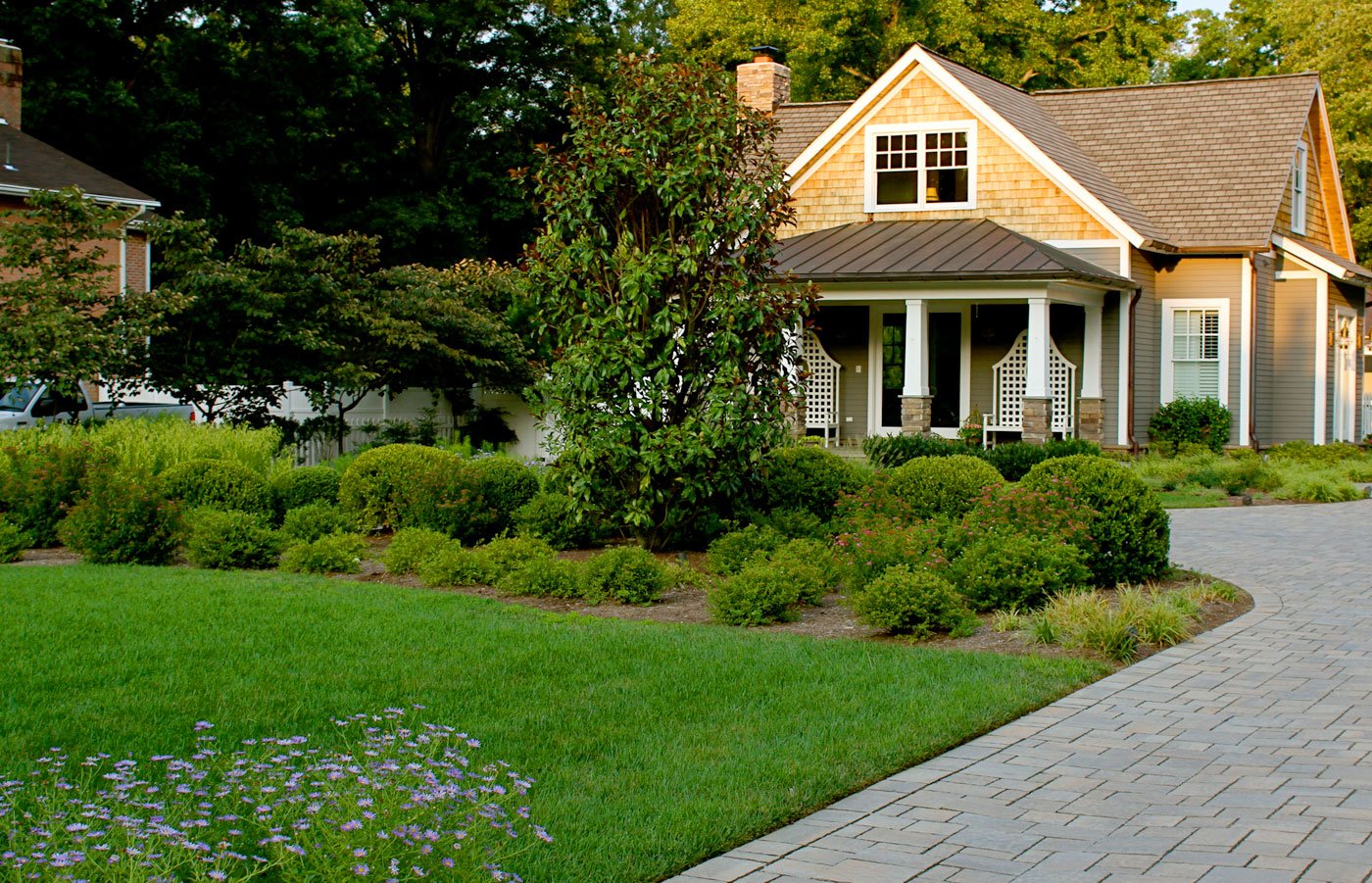 Nicely landscaped yard is an investment